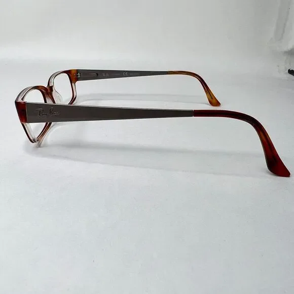 Ray-Ban RB5142 2192 Eyeglasses Frames Grey Tortoise Rectangular 52-17-145 H3656